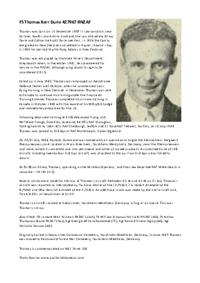 A preview of a PDF biography for Durie, Thomas Kerr